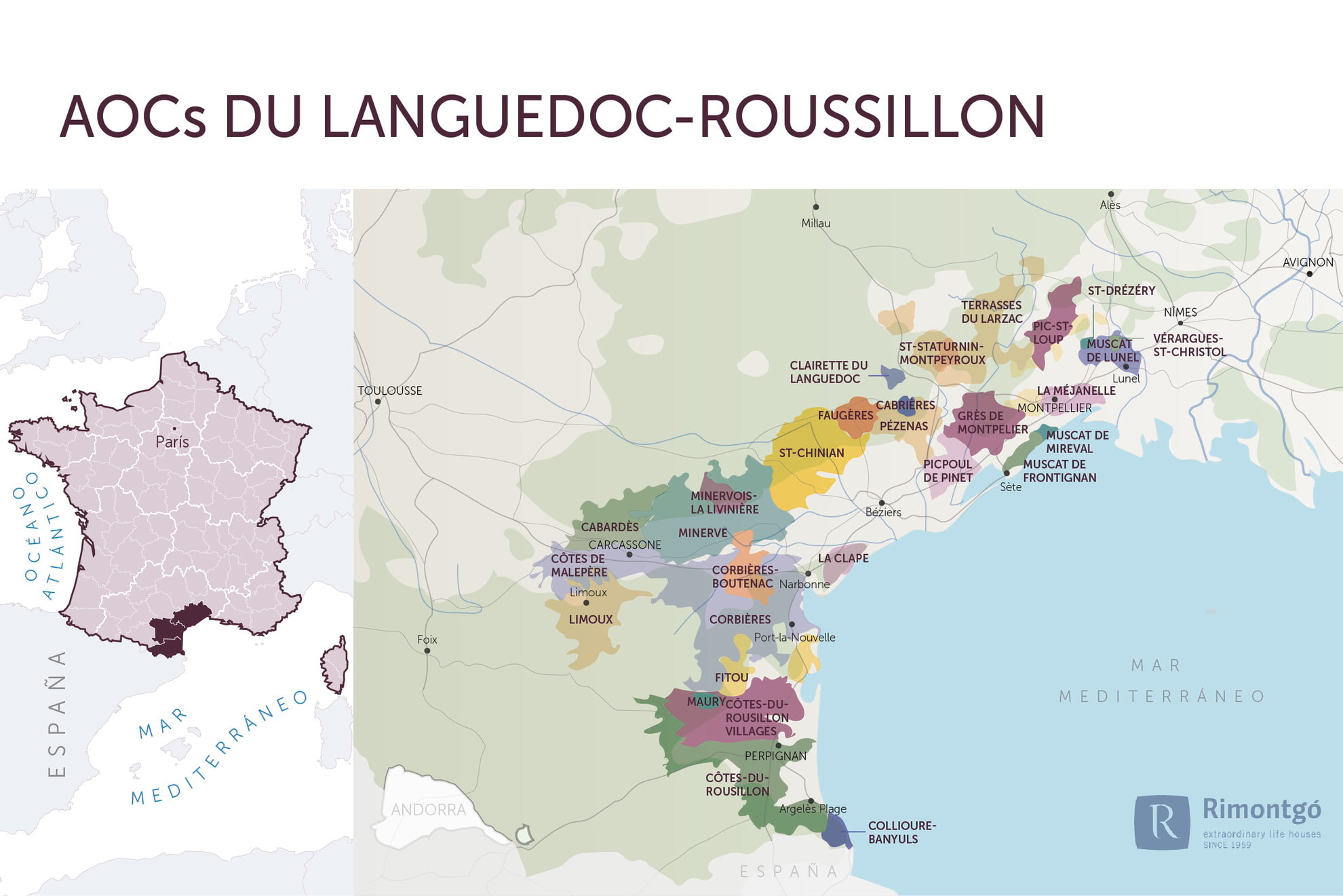 Les AOC du Languedoc