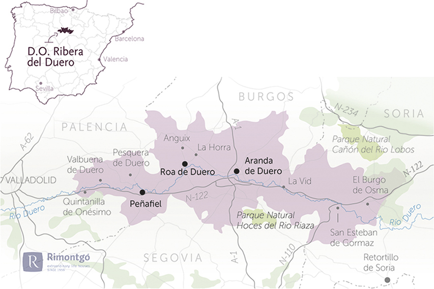 Regelm Igkeit Kollektiv Bertragung Valle Del Duero Mapa Bewusst   Do Ribera Del Duero.c757421a 